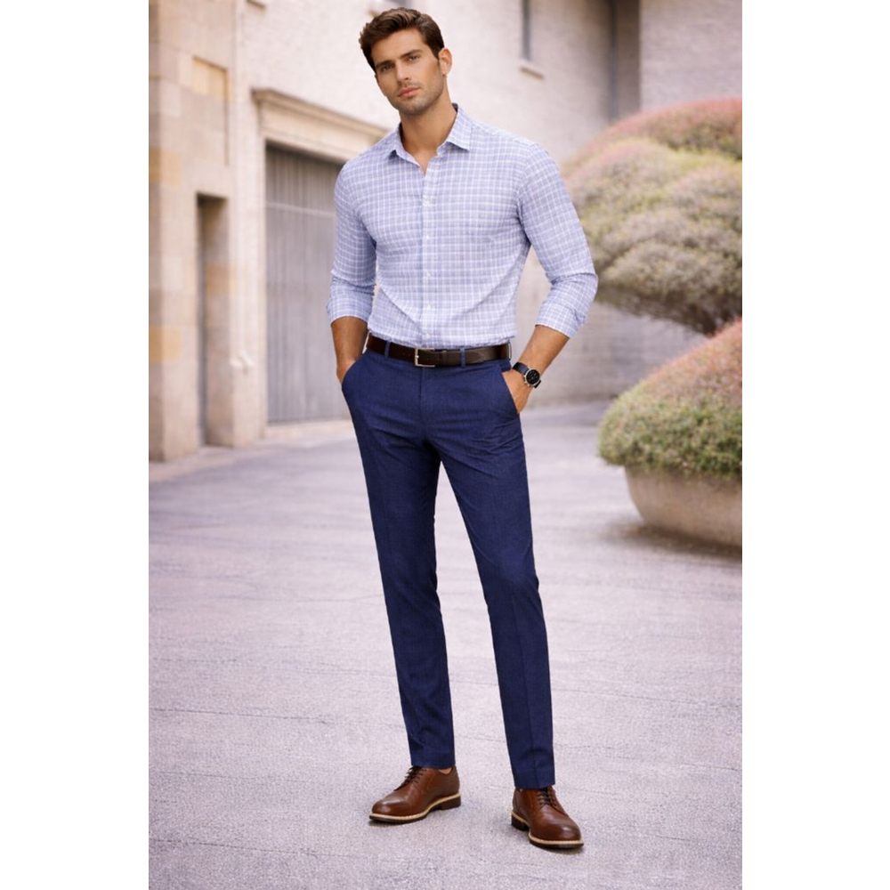 Ted Baker Endurance Birdseye Suit Trousers 36R Navy Wool Dress Pants NWT Zip Poc